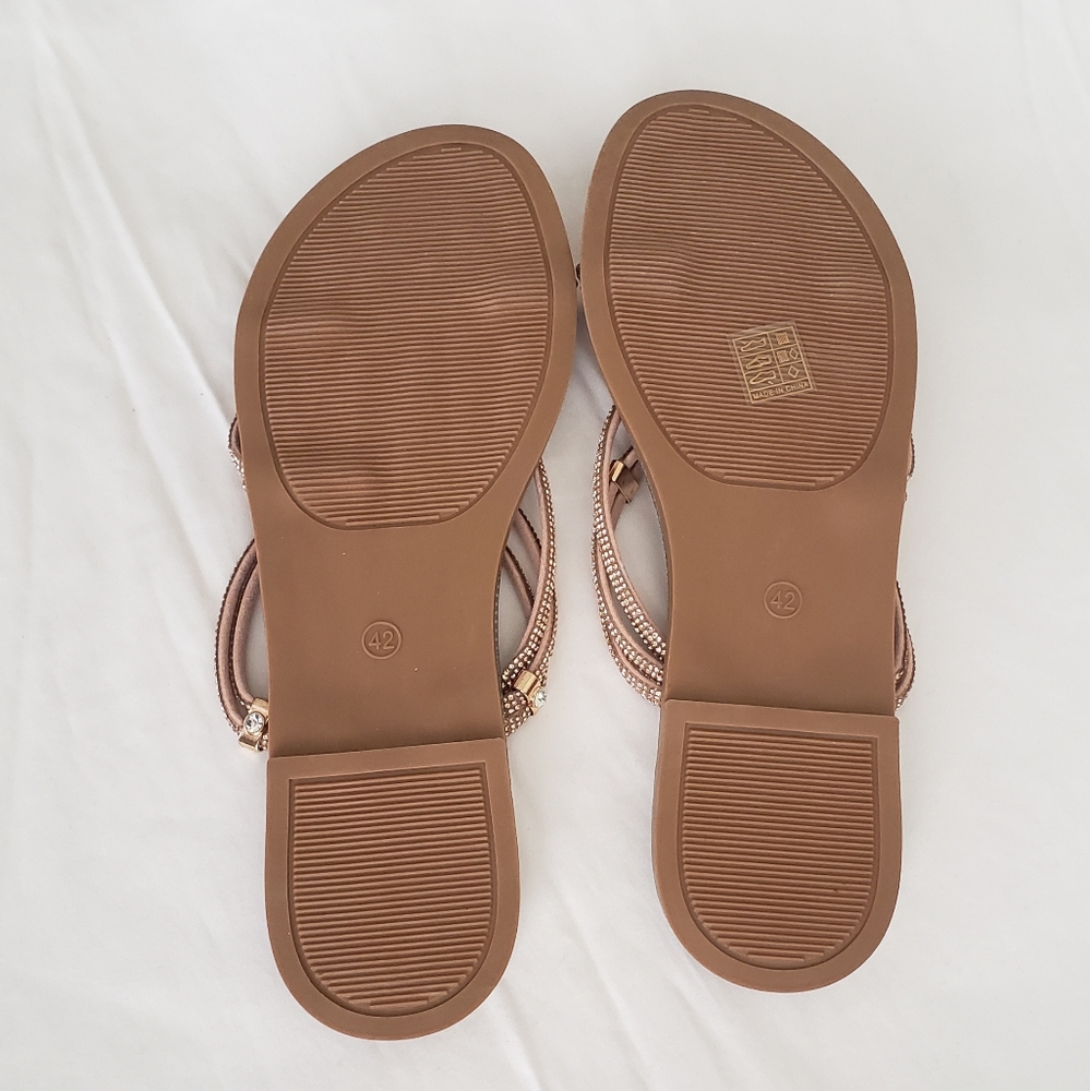 Sparkly Rhinestone Sandals - Picture 14 of 16